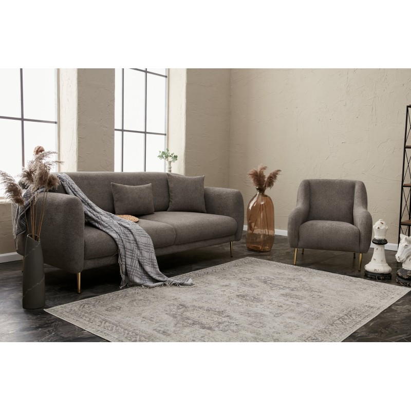 3-Seat Sofa-Bed Simena - Grey Grey
Gold