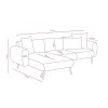Atelier del Sofa Corner Sofa Side Right - Cream Cream