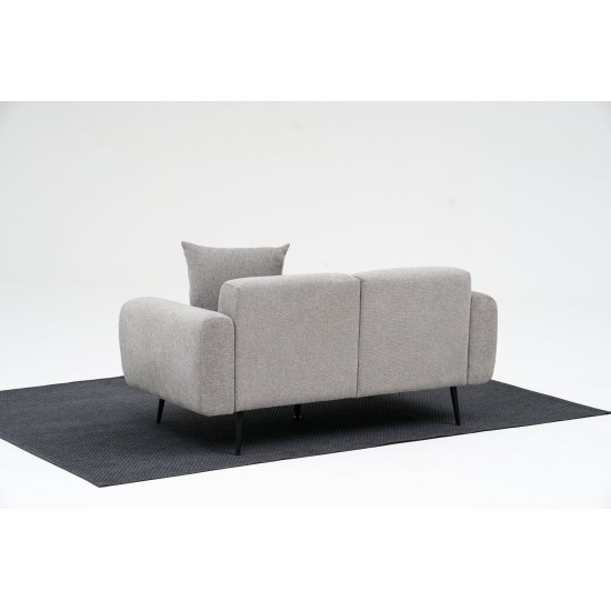 2-Seat Sofa Side - Light Grey Light Grey 2-Seat Sofa Side - Light Grey Light Grey