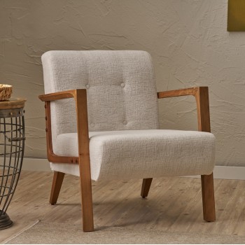 Wing Chair Kemer - Cream v2 Cream