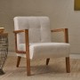 Wing Chair Kemer - Cream v2 Cream