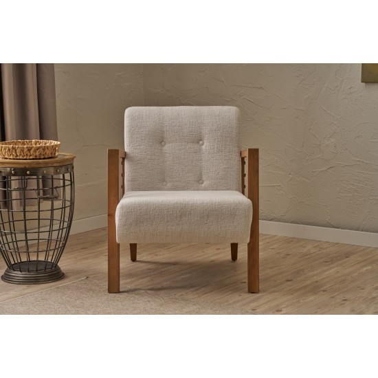 Wing Chair Kemer - Cream v2 Cream Wing Chair Kemer - Cream v2 Cream
