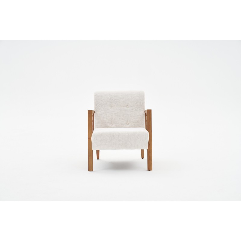 Wing Chair Kemer - Cream v2 Cream