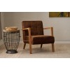 Wing Chair Kemer - Brown Brown