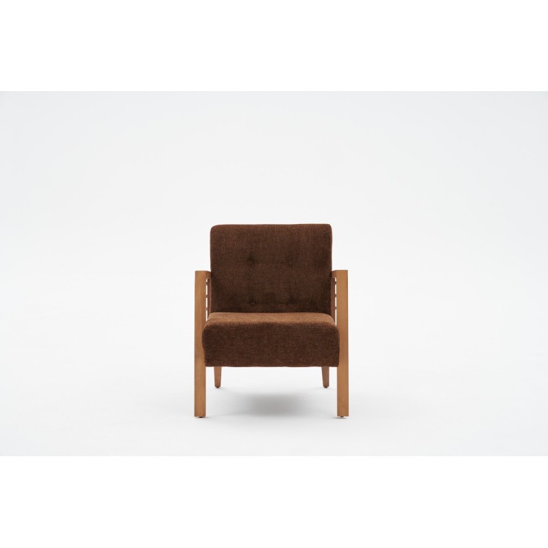 Wing Chair Kemer - Brown Brown