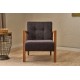 Wing Chair Kemer - Anthracite Anthracite Wing Chair Kemer - Anthracite Anthracite