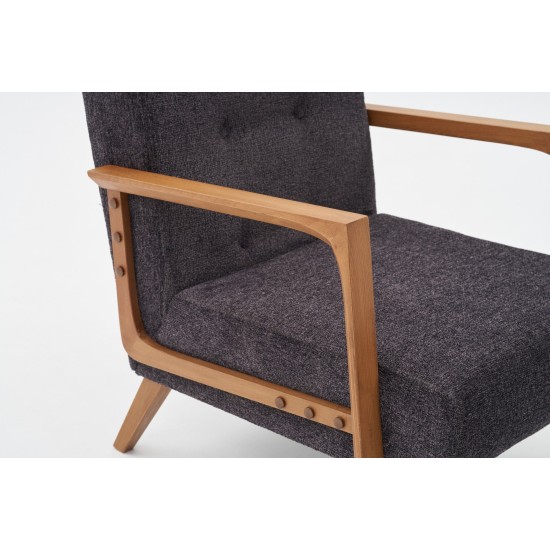 Wing Chair Kemer - Anthracite Anthracite Wing Chair Kemer - Anthracite Anthracite