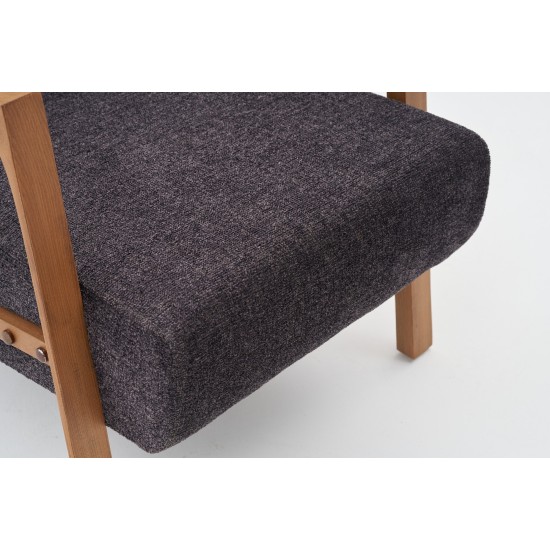 Wing Chair Kemer - Anthracite Anthracite Wing Chair Kemer - Anthracite Anthracite