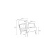 Wing Chair Kemer - Anthracite Anthracite Wing Chair Kemer - Anthracite Anthracite