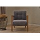Wing Chair Kemer - Grey Grey