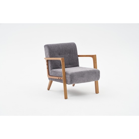 Wing Chair Kemer - Grey Grey