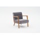 Wing Chair Kemer - Grey Grey