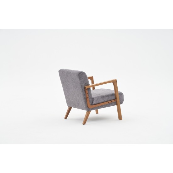 Wing Chair Kemer - Grey Grey