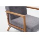 Wing Chair Kemer - Grey Grey
