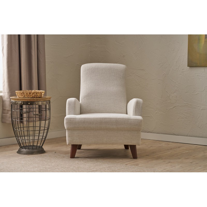 Wing Chair Kana - Cream Cream
