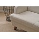 Wing Chair Kana - Cream Cream