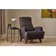Wing Chair Kana - Anthracite Anthracite Wing Chair Kana - Anthracite Anthracite