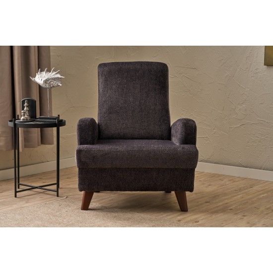 Wing Chair Kana - Anthracite Anthracite Wing Chair Kana - Anthracite Anthracite