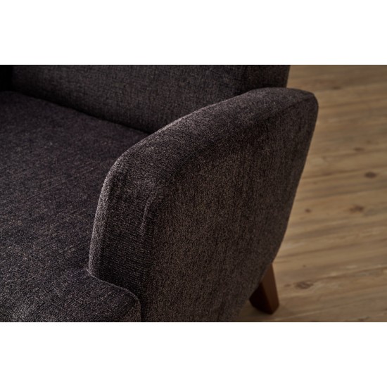 Wing Chair Kana - Anthracite Anthracite Wing Chair Kana - Anthracite Anthracite