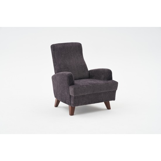 Wing Chair Kana - Anthracite Anthracite Wing Chair Kana - Anthracite Anthracite
