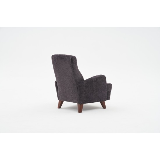 Wing Chair Kana - Anthracite Anthracite Wing Chair Kana - Anthracite Anthracite