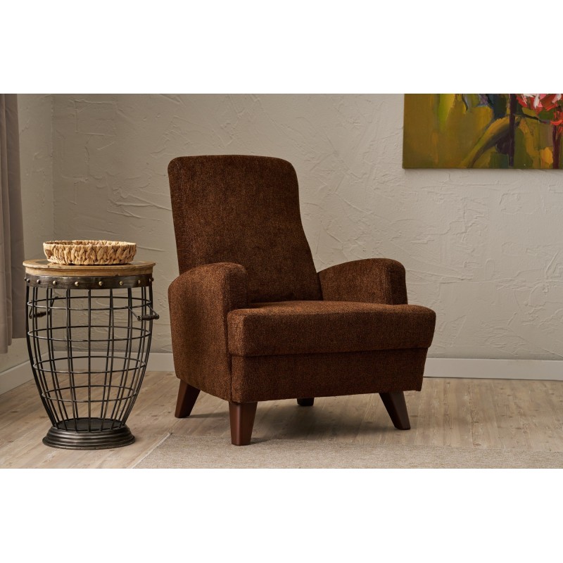 Wing Chair Kana - Brown Brown