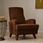 Wing Chair Kana - Brown Brown