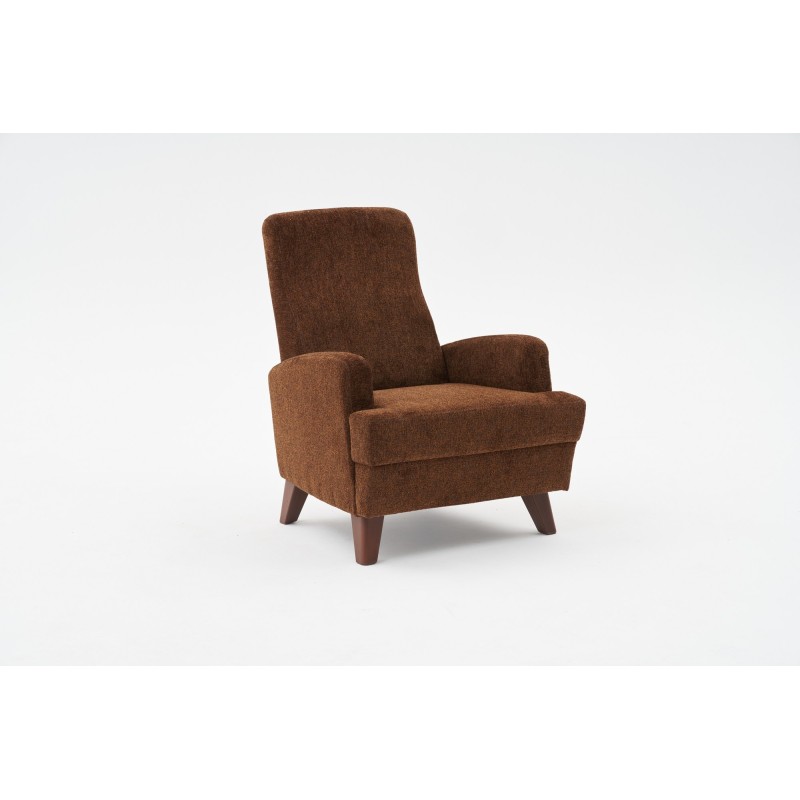 Wing Chair Kana - Brown Brown