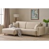 Corner Sofa-Bed Mane Left - Cream Cream