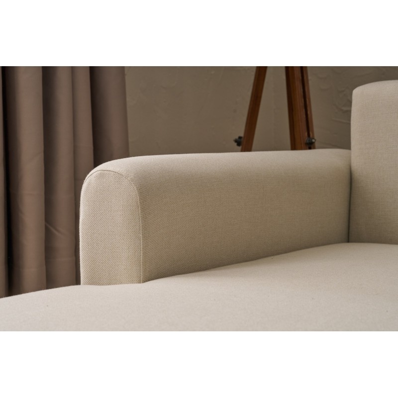 Corner Sofa-Bed Mane Left - Cream Cream