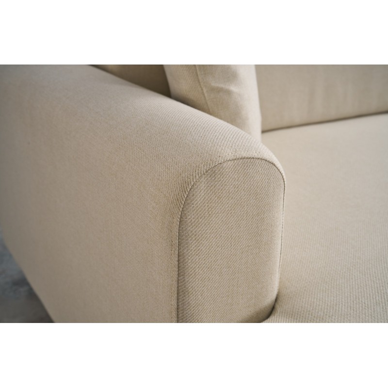 Corner Sofa-Bed Mane Left - Cream Cream