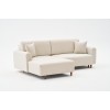 Corner Sofa-Bed Mane Left - Cream Cream