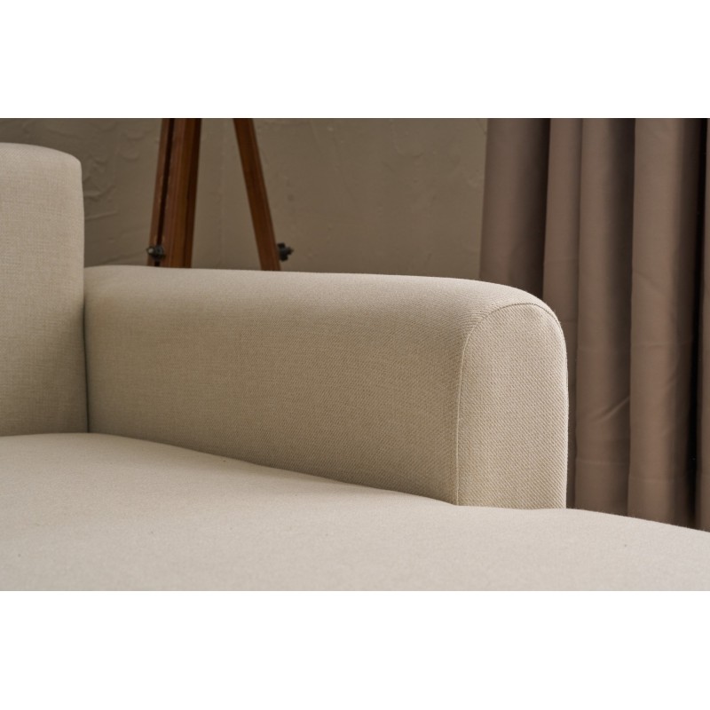 Corner Sofa-Bed Mane Right - Cream Cream