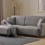 Corner Sofa-Bed Mane Left - Grey Grey