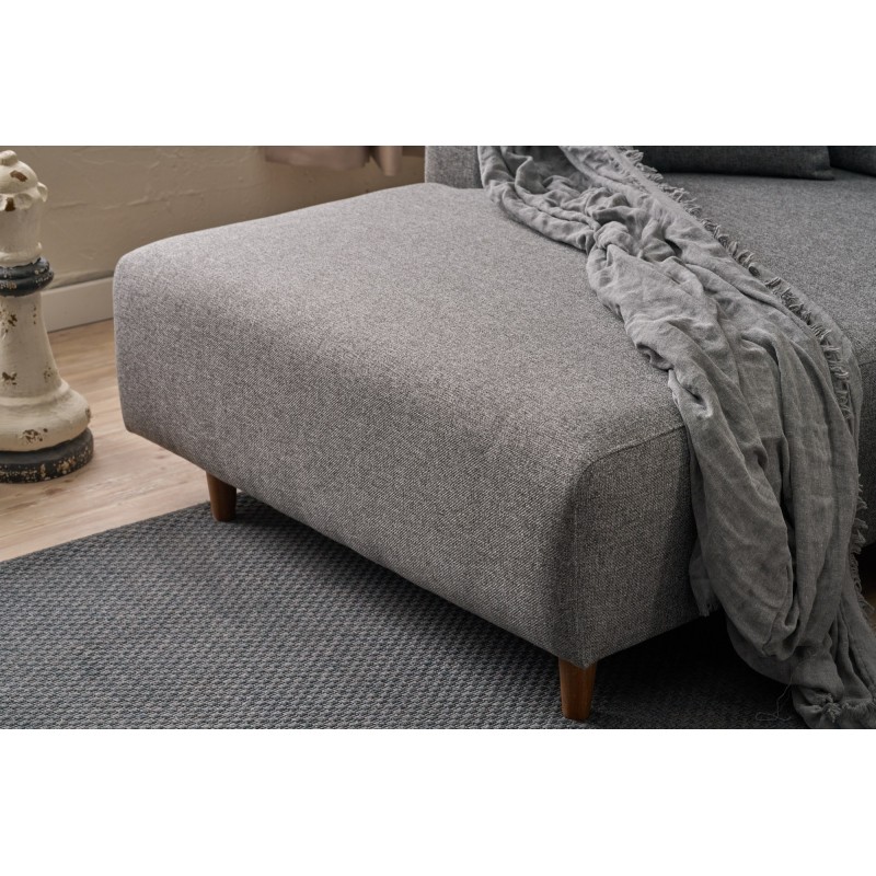 Corner Sofa-Bed Mane Left - Grey Grey