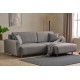 Corner Sofa-Bed Mane Right - Grey Grey Corner Sofa-Bed Mane Right - Grey Grey