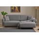 Corner Sofa-Bed Mane Right - Grey Grey Corner Sofa-Bed Mane Right - Grey Grey