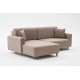 Corner Sofa-Bed Mane Left - Brown Brown Corner Sofa-Bed Mane Left - Brown Brown