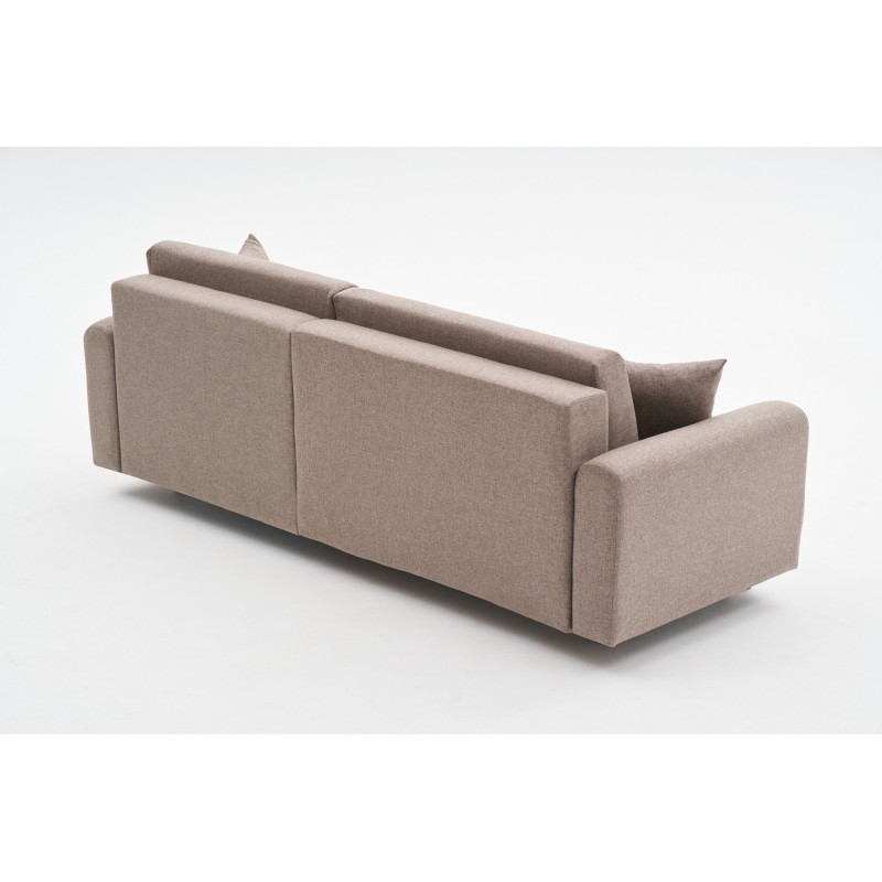 Corner Sofa-Bed Mane Right - Brown Brown
