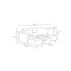Corner Sofa-Bed Mane Right - Brown Brown Corner Sofa-Bed Mane Right - Brown Brown