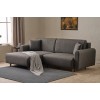 Corner Sofa-Bed Mane Left - Anthracite Anthracite