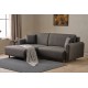 Corner Sofa-Bed Mane Left - Anthracite Anthracite