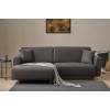 Corner Sofa-Bed Mane Left - Anthracite Anthracite