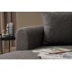 Corner Sofa-Bed Mane Left - Anthracite Anthracite