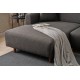 Corner Sofa-Bed Mane Left - Anthracite Anthracite