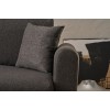 Corner Sofa-Bed Mane Left - Anthracite Anthracite