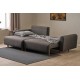 Corner Sofa-Bed Mane Left - Anthracite Anthracite