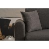 Corner Sofa-Bed Mane Right - Anthracite Anthracite