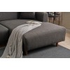 Corner Sofa-Bed Mane Right - Anthracite Anthracite
