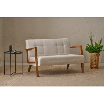 2-Seat Sofa Kemer - Cream Cream